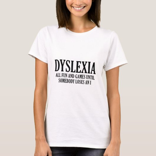 T-shirt Dyslexie (Devant)