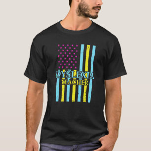 T-shirt Dyslexie Professeur Thérapeute Sensibilisation Dra