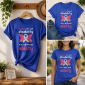 T-shirt Dyslexie Sensibilisation Capacité Différente Inspi
