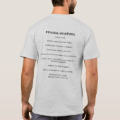 T-shirt Dyslexique et Fiers - Sensibilisation à la dyslexi (Dos)