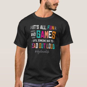 T-shirt Dyslexique Tout amusant et Jeux Dyslexie Étudiant