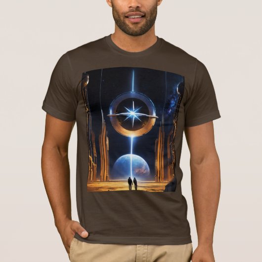 T-shirt Dyson StarGate - Structure cosmique futuriste Tee (Devant)