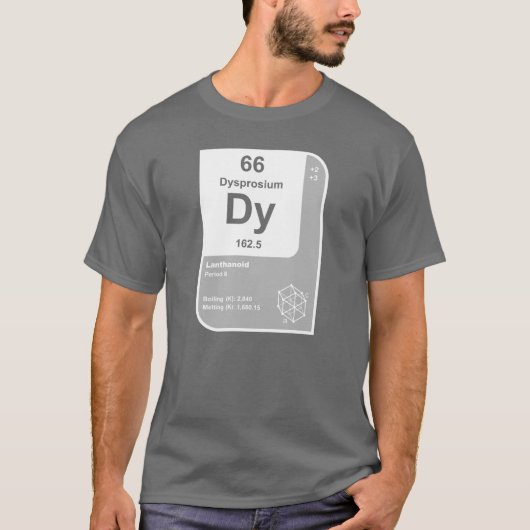 T-shirt Dysprosium (Dy) (Devant)