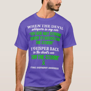 T-shirt Dystrophie Myotonique Conscience Je Suis La Tempêt
