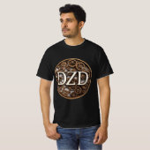 T-shirt DZD Logo Steampunk Thème noir (Devant entier)