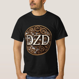 T-shirt DZD Logo Steampunk Thème noir