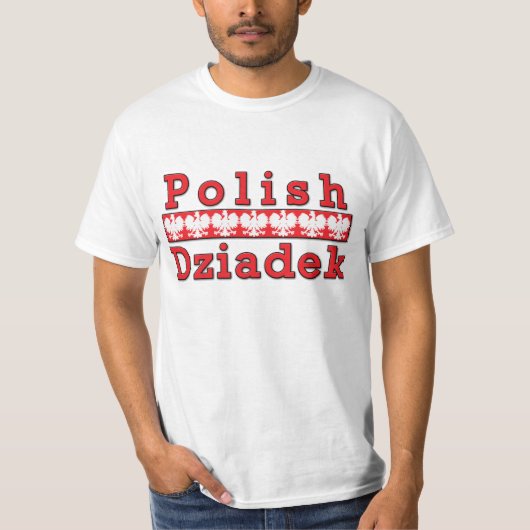 T-shirt Dziadek polonais Eagles (Devant)