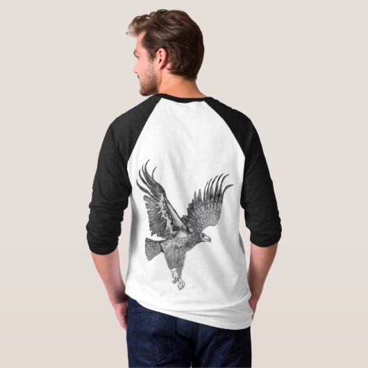 T-shirt E8 VOL LIBRE EAGLES HARRIET OZZIE M OZZIE Es ACCUE (Dos entier)