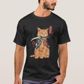 T-shirt E:\AnhgocUpZZ\Cat Neko Catana Anime Art Pour Femme