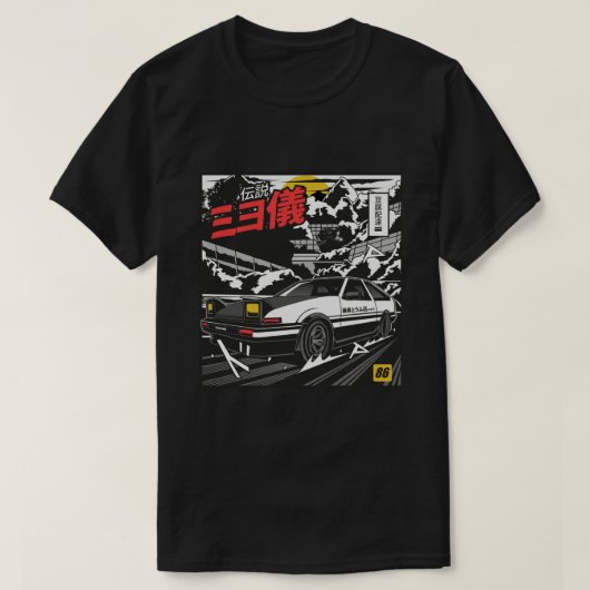 T-shirt E:\AnhgocUpZZ\Initial D Takumi Fujiwara Hachiroku (Design devant)