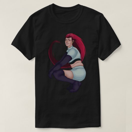 T-shirt E:\AnhgocUpZZ\Jessie - Team Rocket .png (Design devant)