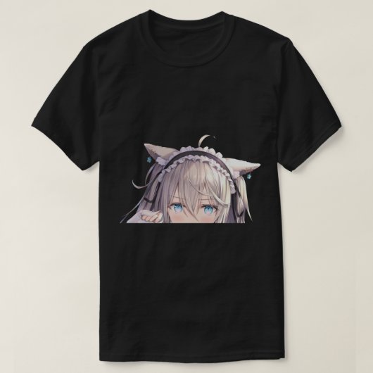 T-shirt E:\AnhgocUpZZ\Neko maid peeker - Cinnamon girl pee (Design devant)
