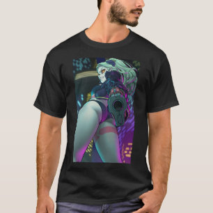 T-shirt E:\AnhgocUpZZ\Rebecca Edgerunners Cyberpunk waifu