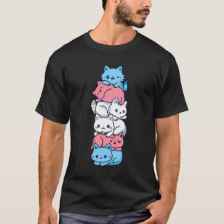 T-shirt E:\AnhgocUpZZ\Transgender Fierté Chat LGBT Trans F