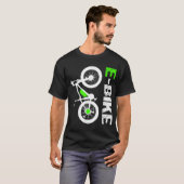 T-shirt E-Bike - Cadeau Cool (Devant entier)