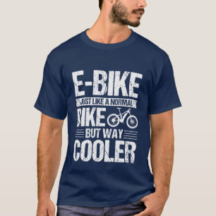 T-shirt E-Bike comme un vélo normal mais Glacière