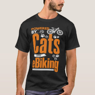 T-shirt E Biker Chat Vélo Électrique E Cyclisme