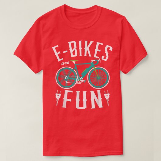 T-shirt E-bikes sont amusants MTB ebike Mountainbiker pour (Design devant)