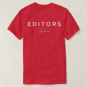 T-SHIRT E D I T O R S M IN DREA (Design devant)