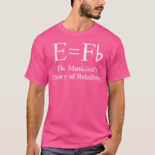 T-shirt E Équivaut À Fb. La Théorie De La Relativité Du Mu