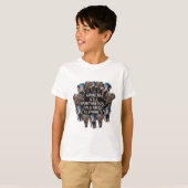 T-shirt E est pour Elephant (Devant entier)