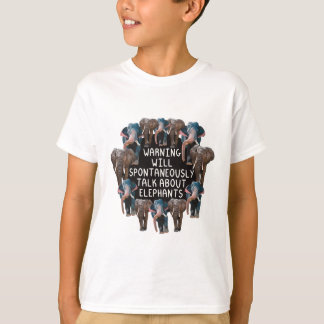T-shirt E est pour Elephant
