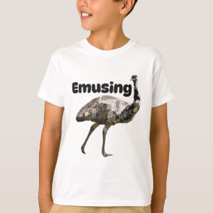 T-shirt E est pour Emu
