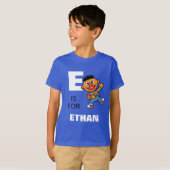 T-shirt E est pour Ernie | Ajouter Votre Nom (Devant entier)