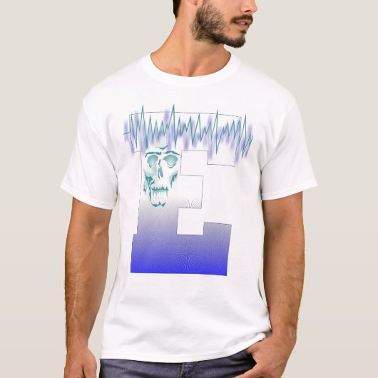 T-shirt E et crâne (Devant)