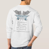 T-shirt E et transmissions d'E (Dos)