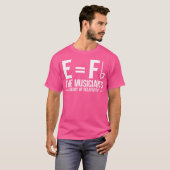 T-shirt E Fb The Musician'S Theory Of Relativity Piano (Devant entier)
