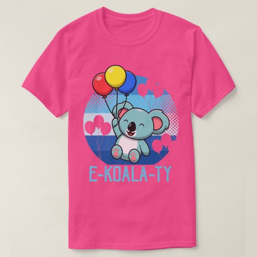 T-shirt E-Koala-Ty Equality Koala Bear Premium (Design devant)