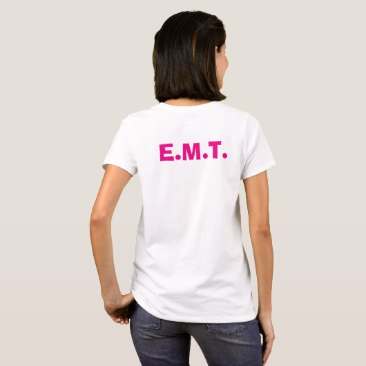 T-shirt E.M.T. Étoile Rose De La Vie (Dos entier)