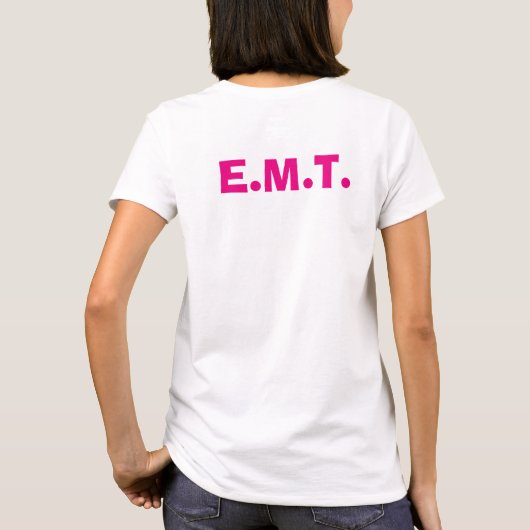 T-shirt E.M.T. Étoile Rose De La Vie (Dos)