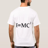 T-shirt E=MC2 - L'équation célèbre d'Einstein (Dos)