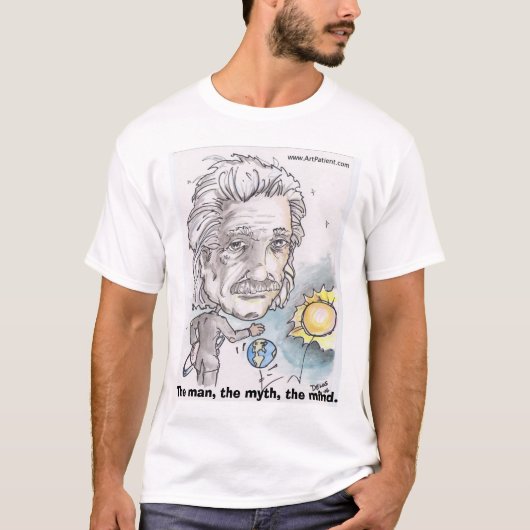 T-shirt e=mc (carré) (Devant)