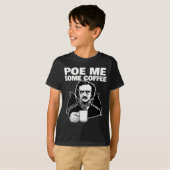 T-shirt E Me Some Coffee Funny Edgar Allan E Pun (Devant entier)