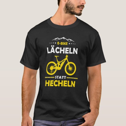 T-shirt E Mtb Sourire Au Lieu De Panter E Vélo 2 (Devant)