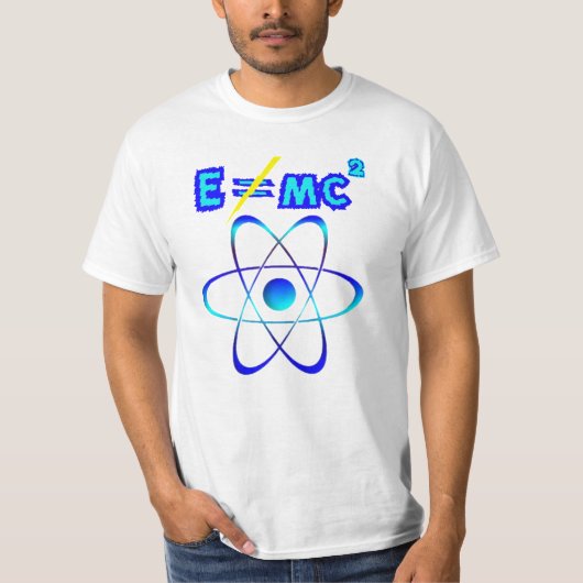 T-shirt E ne fait pas = mc2 - Einstein avait tort ! (Devant)