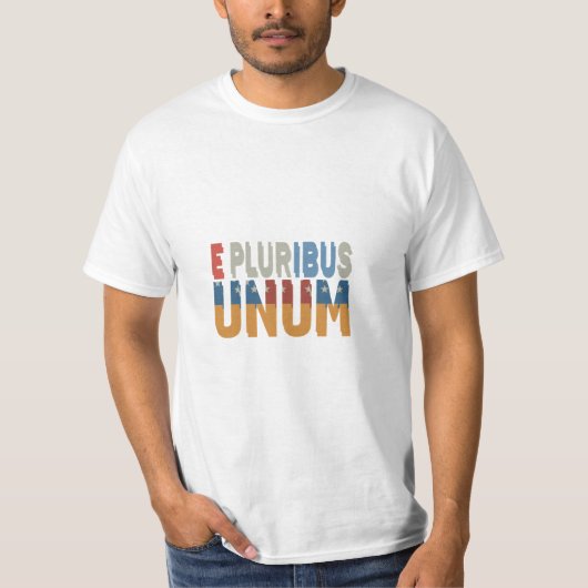 T-shirt E pluribus unum (Devant)