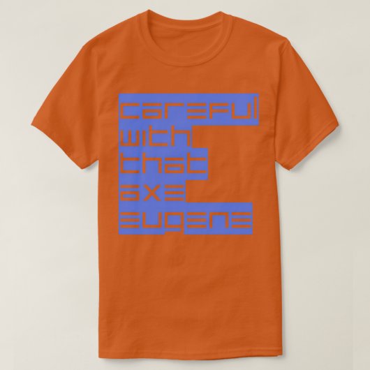 T-shirt E pour Eugene (Design devant)