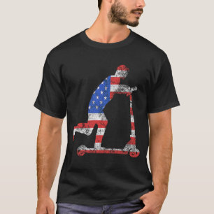 T-shirt E Scooter USA American Electro Scooter Driver Sco