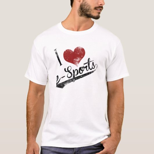 T-shirt E-sports du coeur I (Devant)
