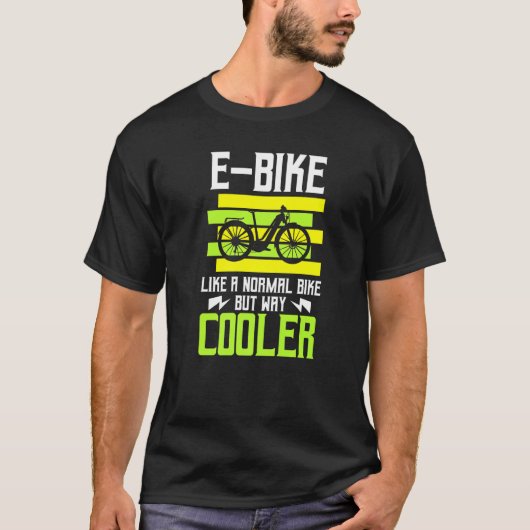 T-shirt E Vélo Comme Un Vélo Normal Mais Way Glacière Ebik (Devant)