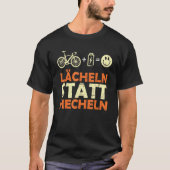 T-shirt E Vélo Dit Smile Plutôt Que De Paire Ebike Bicy (Devant)