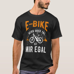 T-shirt E Vélo E Vélo E Vélo Électrique Homme à vélo dire