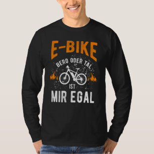 T-shirt E Vélo E Vélo E Vélo Électrique Homme à vélo dire