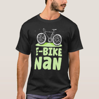 T-shirt E Vélo Nan Cycliste Vélo Vélo Grand-mère électriqu