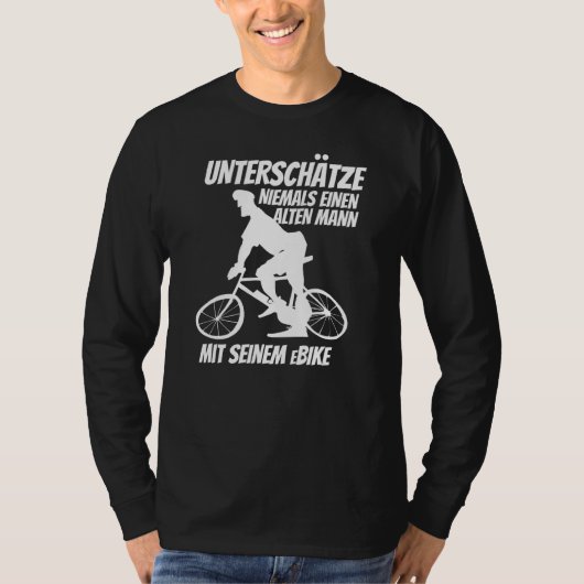 T-shirt E Vélo Pilote Ebike Pedelec Vélo électrique (Devant)