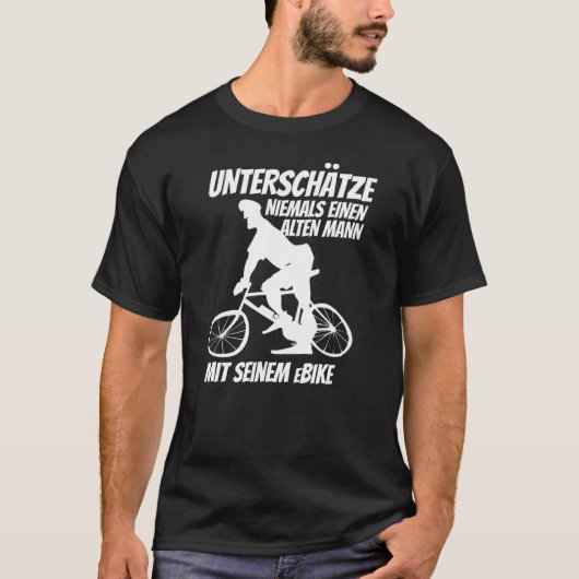 T-shirt E Vélo Pilote Ebike Pedelec Vélo électrique (Devant)